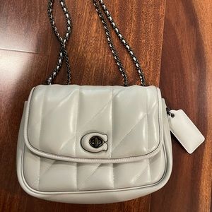 Coach Pillow Shoulder Bag with Quilting